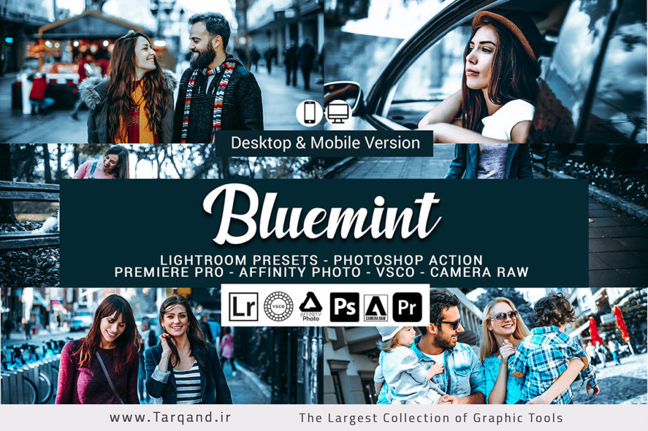 20 پریست لایت روم bluemint