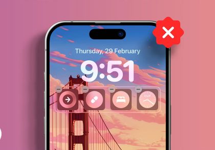 چگونه ویجت ها را از صفحه قفل آیفون حذف کنیم؟ | آموزش تصویری
